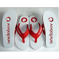 Simple Flip Flops Slipper w/ Logo Strap